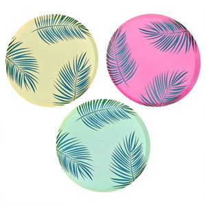 Tableware - Plates Tiki Tropics Hawaiian Palm Leaf Printed Paper Plates NPC 25cm 8pk