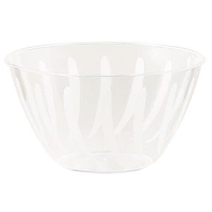 Amscan_OO Tableware - Popcorn Boxes & Snack Containers Swirl Bowl Clear - Plastic 709ml