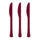 Amscan_OO Tableware - Spoons, Forks, Knives & Tongs Berry Magenta Premium Plastic Knives 20pk