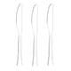 Amscan_OO Tableware - Spoons, Forks, Knives & Tongs Clear Kiwi Premium Plastic Knives 20pk