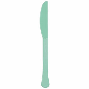 Amscan_OO Tableware - Spoons, Forks, Knives & Tongs Cool Mint Kiwi Premium Plastic Knives 20pk