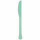 Amscan_OO Tableware - Spoons, Forks, Knives & Tongs Cool Mint Kiwi Premium Plastic Knives 20pk