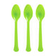 Amscan_OO Tableware - Spoons, Forks, Knives & Tongs Kiwi Kiwi Premium Plastic Spoons 20pk