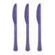 Amscan_OO Tableware - Spoons, Forks, Knives & Tongs New Purple New Purple Premium Plastic Knives 20pk