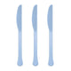 Amscan_OO Tableware - Spoons, Forks, Knives & Tongs Pastel Blue Pastel Blue Premium Plastic Knives 20pk