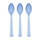 Amscan_OO Tableware - Spoons, Forks, Knives & Tongs Pastel Blue Pastel Blue Premium Plastic Spoons 20pk