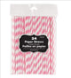 Amscan_OO Tableware - Straws New Pink Gold Paper Straws 19cm 24pk