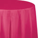 Amscan_OO Tableware - Table Covers Bright Pink Berry Plastic Round Tablecover 2.1m Each