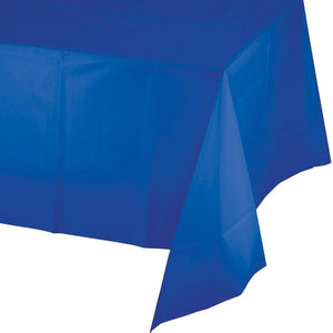 Amscan_OO Tableware - Table Covers Bright Royal Blue Berry Plastic Rectangular Tablecover 137cm x 274cm Each