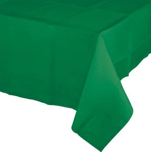 Tableware - Table Covers Emerald Green Tablecover Tissue & Plastic Back 137cm x 274cm Each