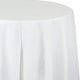 Amscan_OO Tableware - Table Covers Frosty White Apple Red Plastic Round Tablecover 2.1m Each