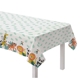 Amscan_OO Tableware - Table Covers Get Wild Jungle Plastic Tablecover 137cm x 243cm Each