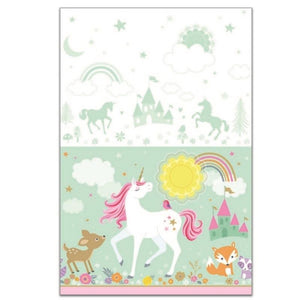 Amscan_OO Tableware - Table Covers Magical Unicorn Plastic Tablecover