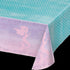 Mermaid Shine Iridescent Plastic Tablecover 137cm x 259cm Each