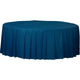 Amscan_OO Tableware - Table Covers Navy Flag Blue Navy Flag Blue Plastic Round Tablecover 2.1m Each