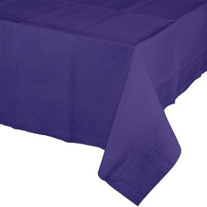 Tableware - Table Covers Purple Tablecover Tissue & Plastic Back 137cm x 274cm Each