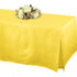 Yellow Sunshine Tablefitters Flannel-Backed Tablecover  Each