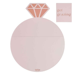 Tableware - Trays & Platters Blush Hen Rose Gold Ring Grazing Board