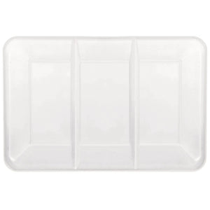 Amscan_OO Tableware - Trays & Platters Compartment Tray White - Plastic