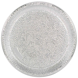 Amscan_OO Tableware - Trays & Platters Premium Tray Silver Hammered Look 40cm Each