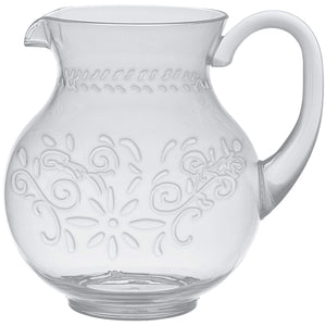Tableware - Wine, Cocktail, Champagne, & Glasses Boho Vibes Clear Floral Pitcher Jug Each
