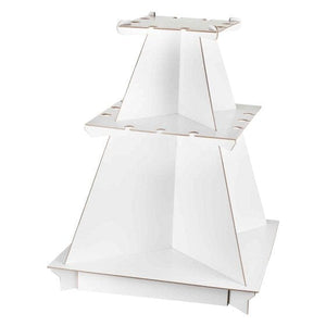 Tableware - Wine, Cocktail, Champagne, & Glasses Contemporary Wedding 3 Tier Wedding Drinks Stand 79cm x 76cm Each