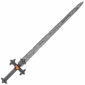 Amscan_OO Weapons & Armour - Knife, Dagger, Sword Crusader Sword 85.7cm Each