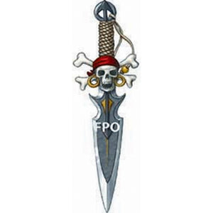 Amscan_OO Weapons & Armour - Knife, Dagger, Sword Pirate Dagger Deluxe 45.7cm Each