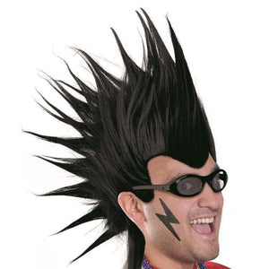 Amscan_OO Wigs, Beards & Moustaches - Wigs Black Mohawk Wig