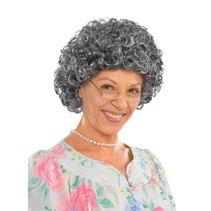 Amscan_OO Wigs, Beards & Moustaches - Wigs Granny Curly Wig  Each
