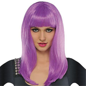 Amscan_OO Wigs, Beards & Moustaches - Wigs Purple Electra Purple Wig