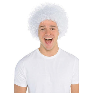 Amscan_OO Wigs, Beards & Moustaches - Wigs White Curly Wig