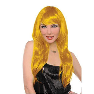 Amscan_OO Wigs, Beards & Moustaches - Wigs Yellow Glamorous Wig